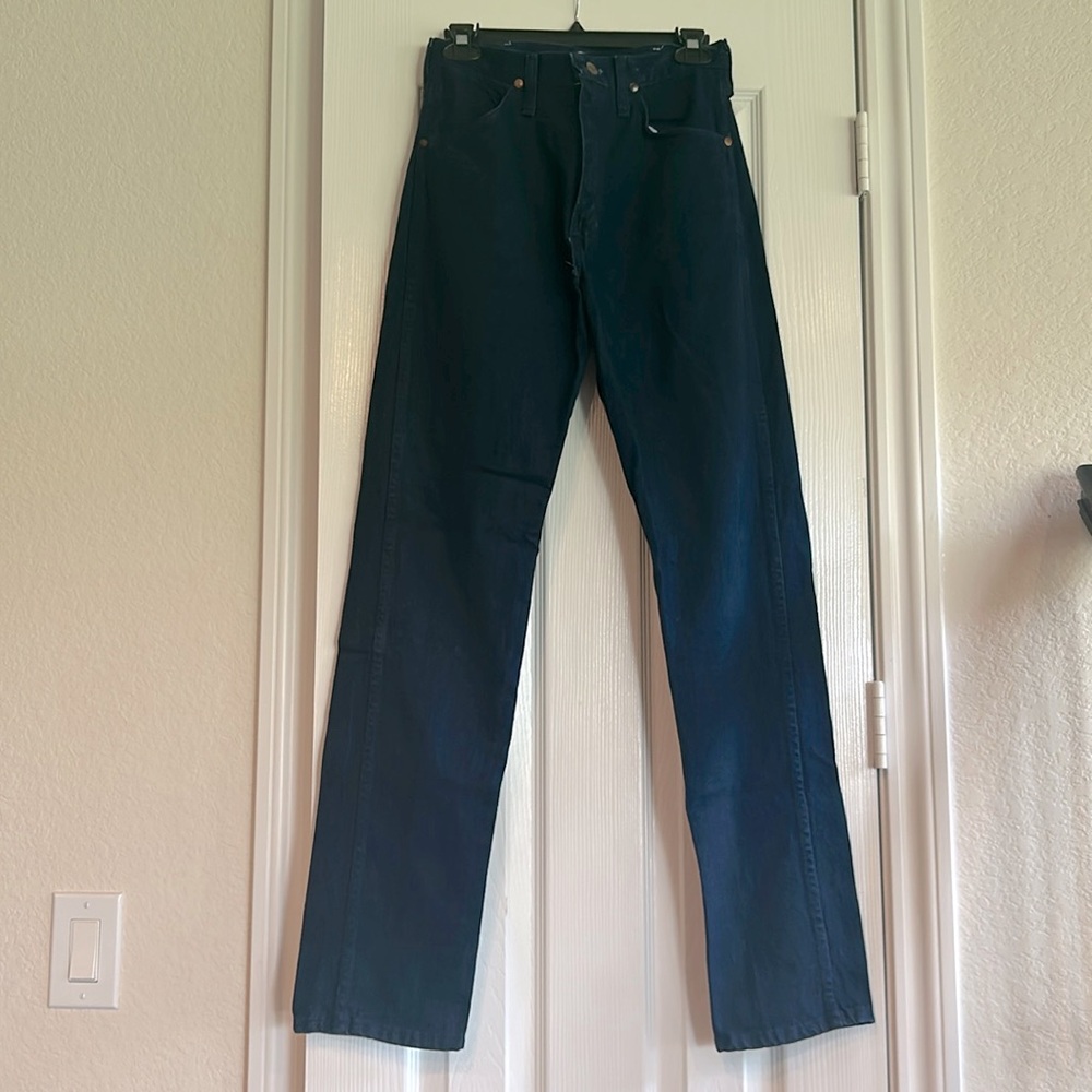 Wrangler Cowboy Cut Slim Fit Dark Indigo Jesns